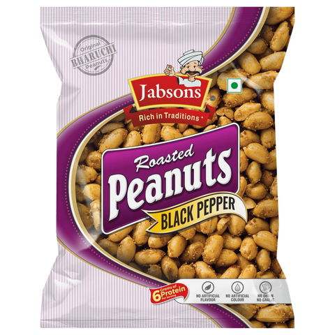 JABSONS ROASTED BLACK PEPPER PEANUTS 4.9OZ