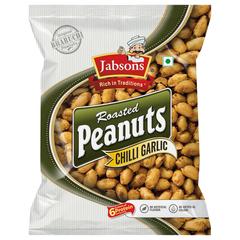 JABSONS CHILLI GARLIC ROASTED PEANUTS 4.9OZ