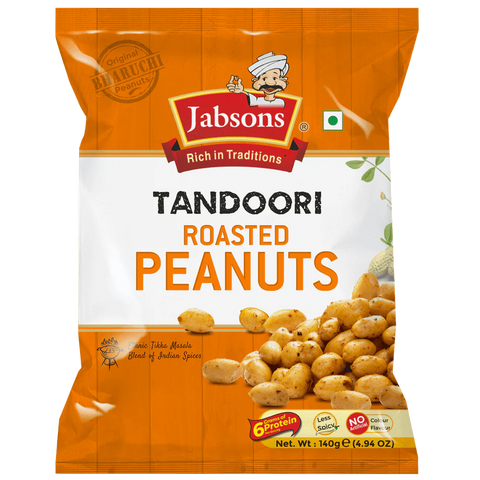 JABSONS TANDOORI ROASTED PEANUTS 4.94OZ