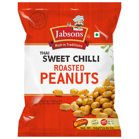 JABSONS THAI SWEET CHILLI ROASTED PEANUTS 4.9OZ