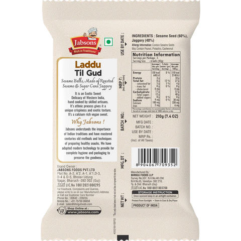 JABSONS TIL GUD LADDU 7.4OZ