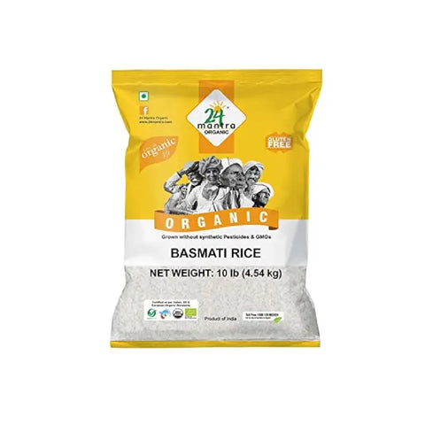 24 MANTRA BASMATI WHITE RICE 10LB