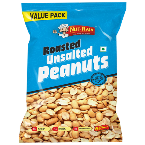 JABSONS ROASTED UNSALTED PEANUTS 11.28OZ