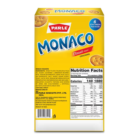PARLE MONACO BISCUITS 13.39OZ