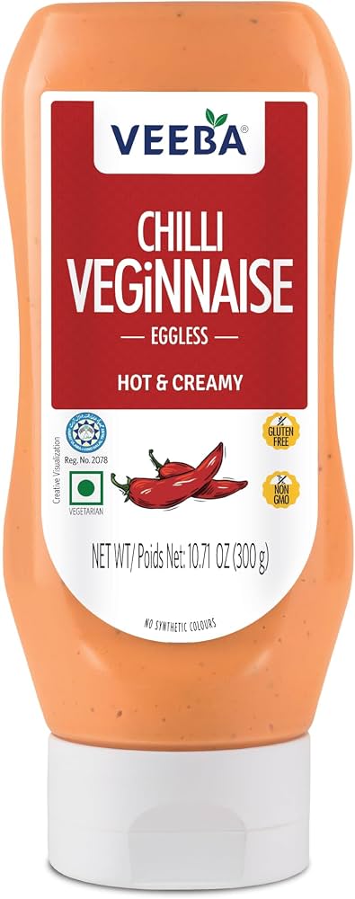 VEEBA CHILLI VEGINNAISE EGGLESS 10.58 OZ
