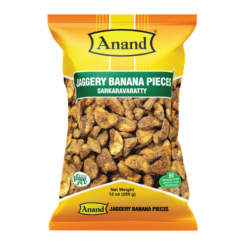 ANAND JAGGERY BANANA PIECES (SARKARAVARATTY) 12OZ