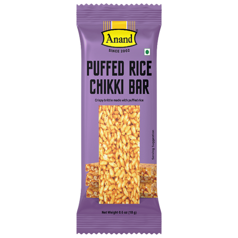 ANAND PUFFED RICE CHIKKI BAR 0.6OZ