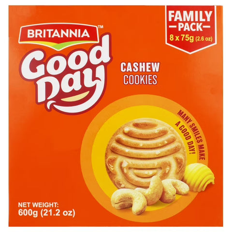 BRITANNIA GOOD DAY CASHEW COOKIES 21.2OZ