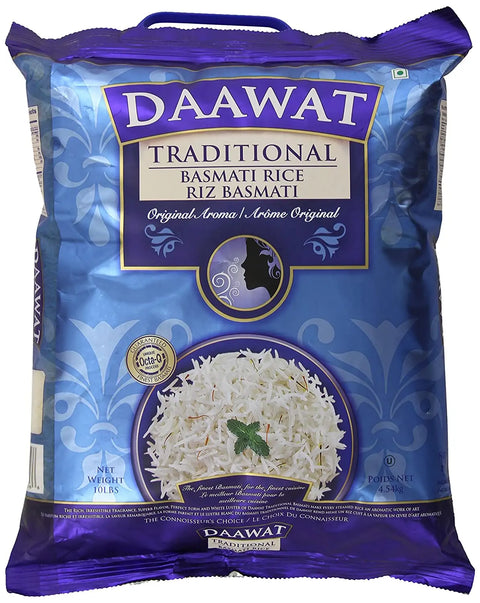 DAAWAT TRADITIONAL BASMATI RICE 10LB