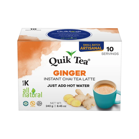 QUICK TEA GINGER CHAI TEA LATTE 8.45OZ (10 PC)