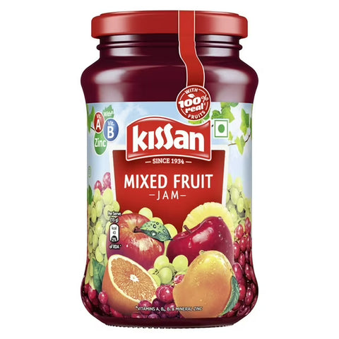 KISSAN  MIXED FRUIT JAM 17.64OZ