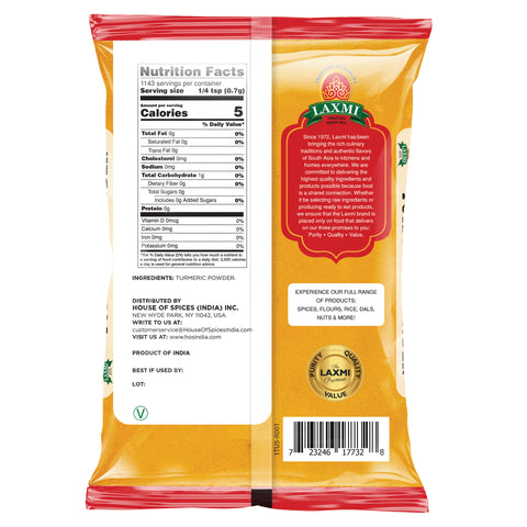LAXMI TURMERIC POWDER 28 OZ (800 GM )