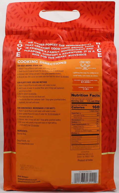 DEEP BASMATI RICE 10LB