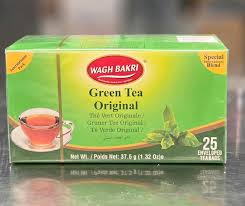 WAGH BAKRI GREEN TEA 1.32OZ (25 BAGS)