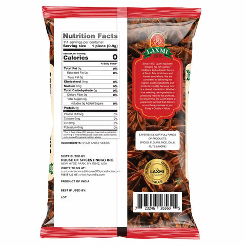 LAXMI STAR ANISE SEEDS 3.5OZ