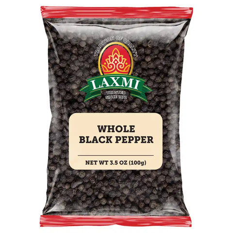 LAXMI WHOLE BLACK PEPPER 3.5OZ