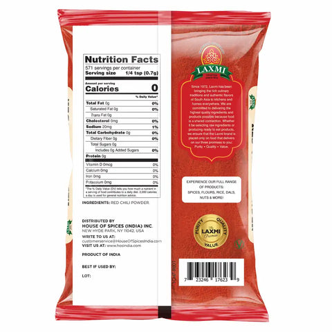 LAXMI RED CHILI POWDER 14OZ