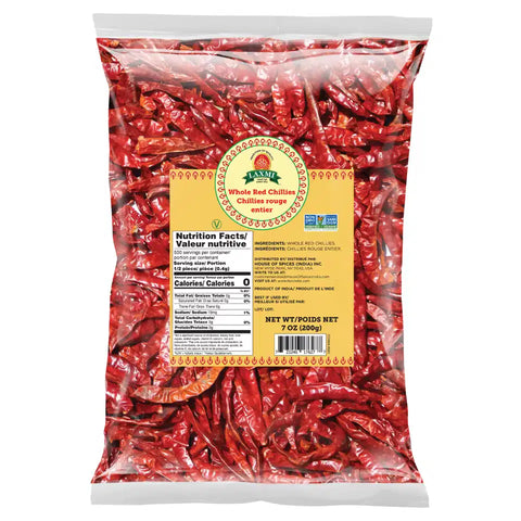 LAXMI RED CHILI WHOLE 7OZ
