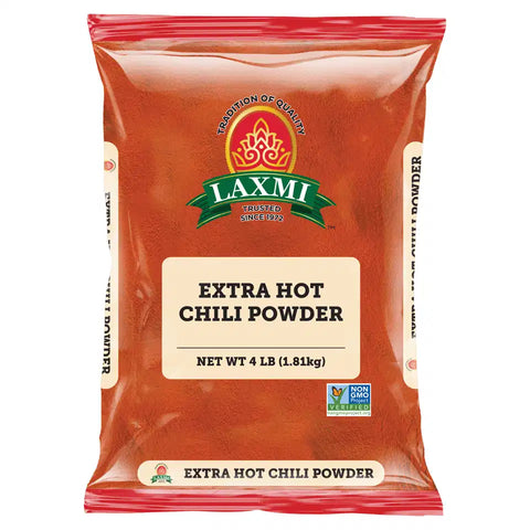 LAXMI EXTRA HOT CHILI POWDER 4LB