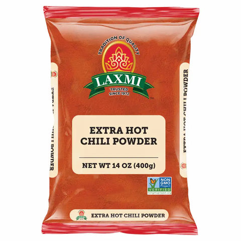LAXMI EXTRA HOT CHILI POWDER 14OZ