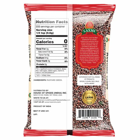 LAXMI MUSTARD SEEDS 7OZ