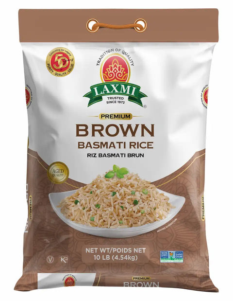 LAXMI BROWN BASMATI RICE 10LB