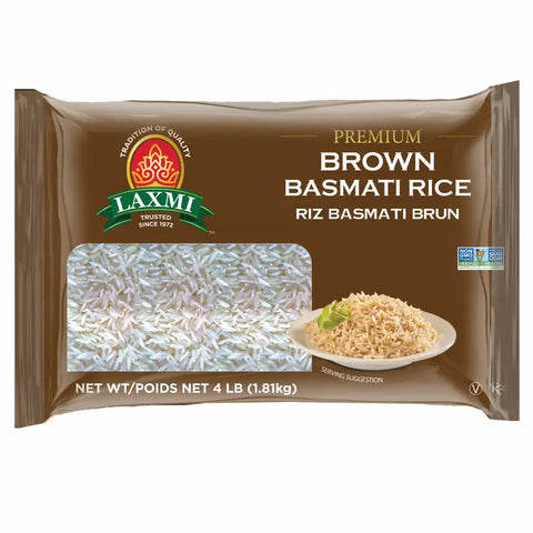 LAXMI BROWN BASMATI RICE 4LB