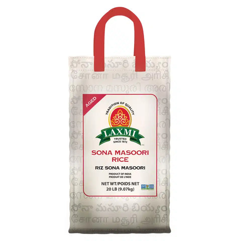 LAXMI SONA MASOORI RICE 20LB