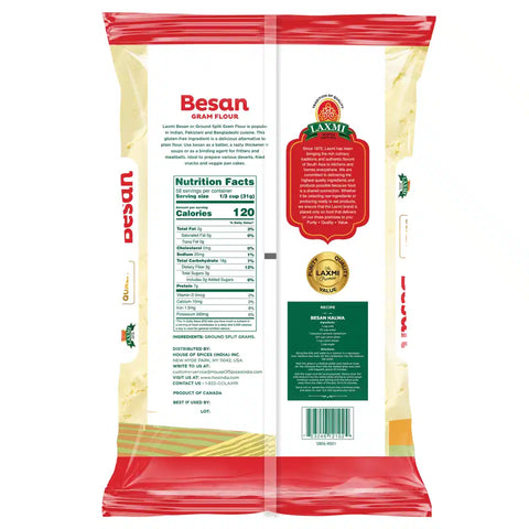 LAXMI FRESHLY MILLED BESAN FLOUR 4LB