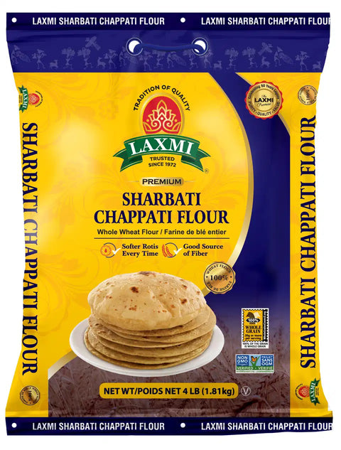 LAXMI SHARBATI CHAPATI FLOUR 4LB