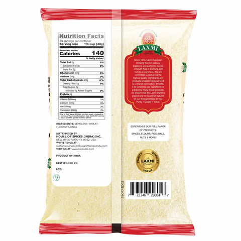 LAXMI SOOJI FINE 2LB