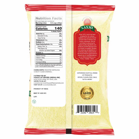 LAXMI ROASTED SOOJI 2LB
