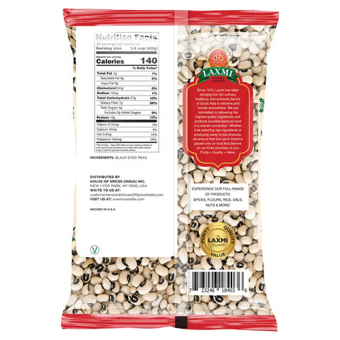 LAXMI BLACK EYED PEAS 4LB