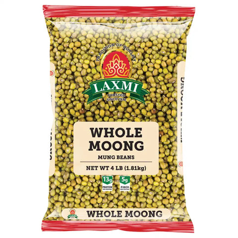 LAXMI WHOLE MOONG 4LB