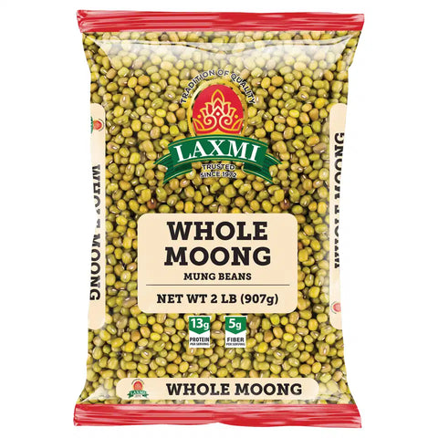 LAXMI WHOLE MOONG 2LB