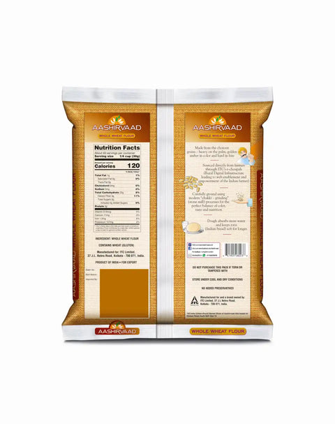 AASHIRVAAD WHOLE WHEAT ATTA 4LB