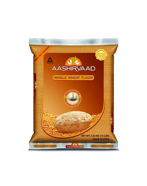 AASHIRVAAD WHOLE WHEAT ATTA 10LB