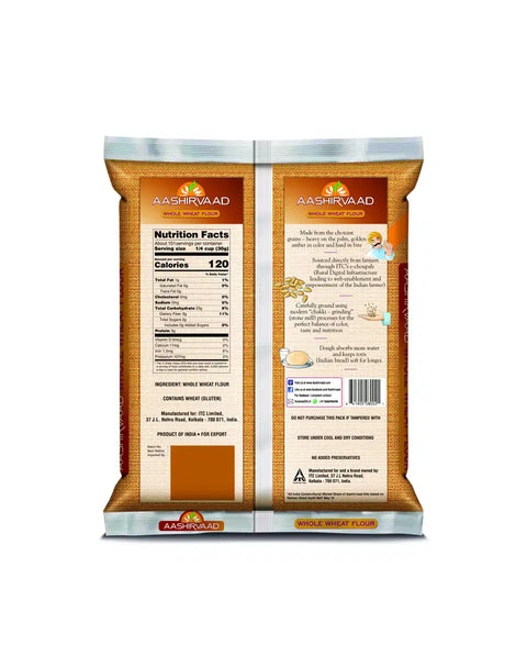 AASHIRVAAD WHOLE WHEAT ATTA 10LB