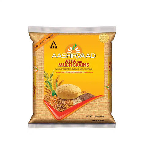 AASHIRVAAD WHOLE WHEAT MULTIGRAIN FLOUR 4LB