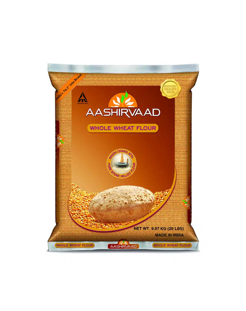 AASHIRVAAD WHOLE WHEAT ATTA 20LB
