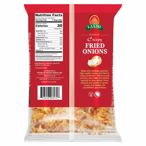 LAXMI FRIED ONIONS 14OZ