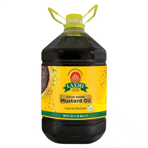LAXMI KACHI GHANI MUSTARD OIL 169 FLOZ 5L