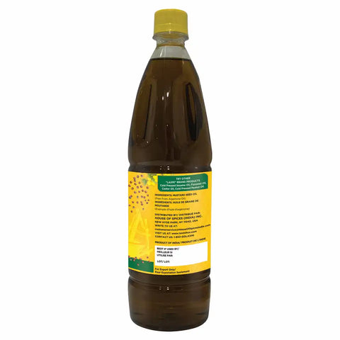 LAXMI KACHI GHANI MUSTARD OIL 34OZ 1L