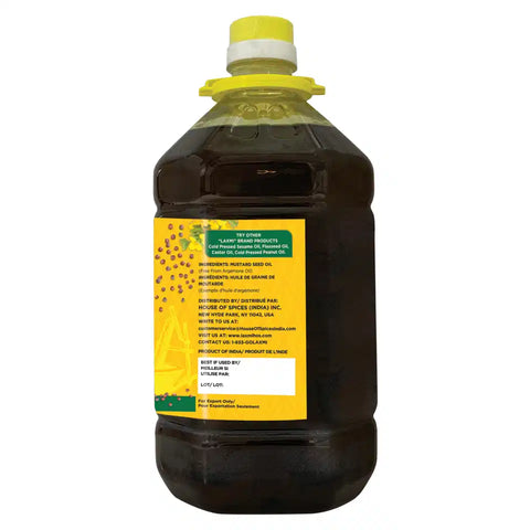 LAXMI KACHI GHANI MUSTARD OIL 68OZ 2L