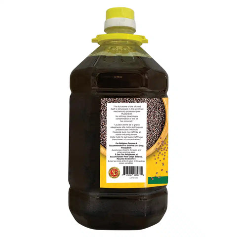 LAXMI KACHI GHANI MUSTARD OIL 68OZ 2L