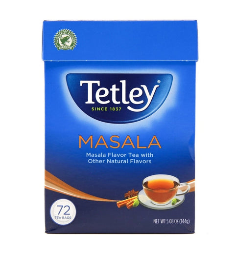 TETLEY MASALA TEA BAGS 5.08OZ (72 PC)