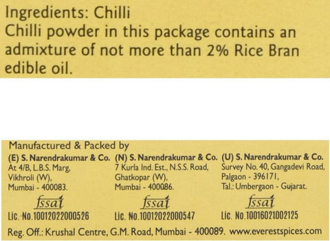 EVEREST KASHMIRILAL CHILLY POWDER 3.5OZ