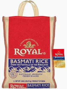 ROYAL REGULAR BASMATI RICE 20LB