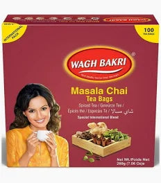 WAGH BAKRI MASALA TEA BAGS 7OZ (100PC)