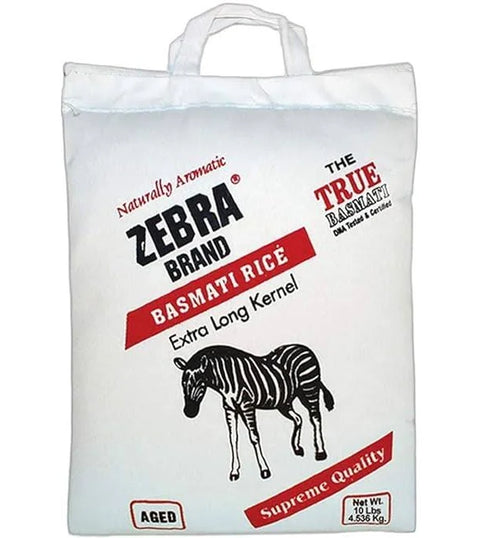 ZEBRA BASMATI RICE 10LB